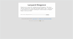 Desktop Screenshot of lanyardelegance.com